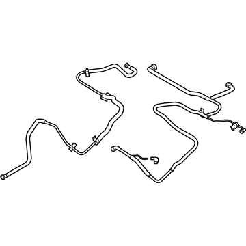 Ford Police Responder Hybrid Crankcase Breather Hose - HG9Z-9D661-H