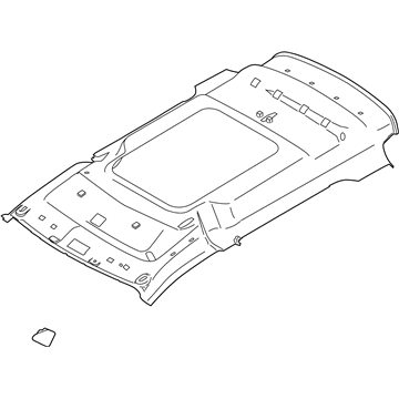 Ford DT1Z-1751942-UA Panel Assembly - Roof Trim - Rear