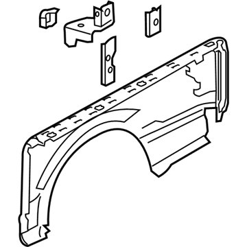 Ford FL3Z-9527840-C PANEL - BODY SIDE - REAR