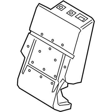 Ford LB5Z-7866800-E PAD - REAR SEAT BACK