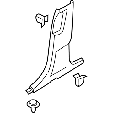 Ford FA1Z-5824346-AM TRIM - "B" PILLAR