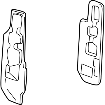 Ford F81Z-25023A61-AA Insulator - Cowl Panel