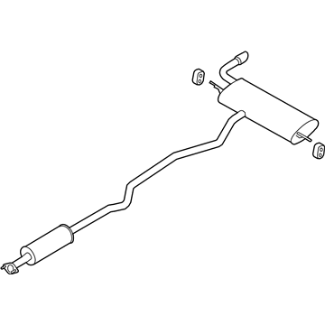 2020 Ford Fusion Muffler - DS7Z-5230-N