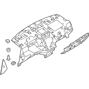 Ford BA1Z-7804320-AB Panel - Instrument