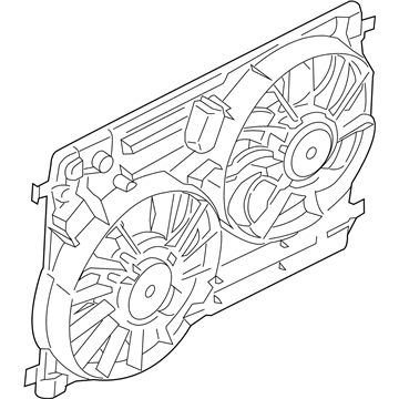 Lincoln Corsair Cooling Fan Assembly - LX6Z-8C607-B