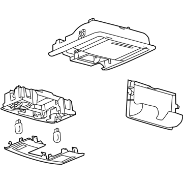 Ford AA1Z-78519A70-AA Console Assembly - Overhead