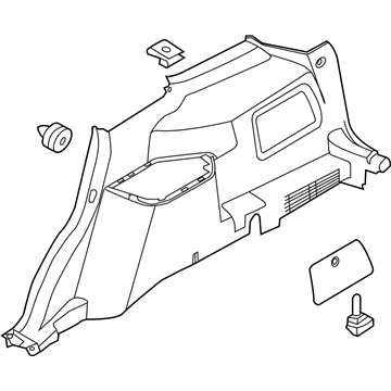 Ford FB5Z-7831012-JB Trim Assembly - Quarter