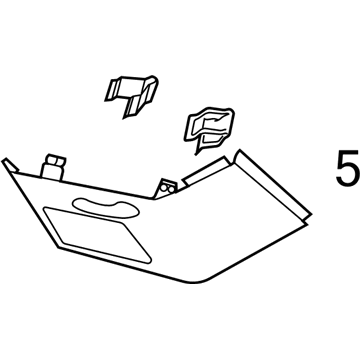 Ford LC5Z-7831010-AC MOULDING - ROOF SIDE TRIM