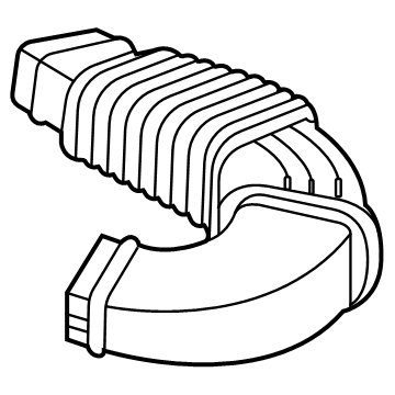 Ford PZ1Z-9C675-B TUBE - AIR CLEANER INTAKE