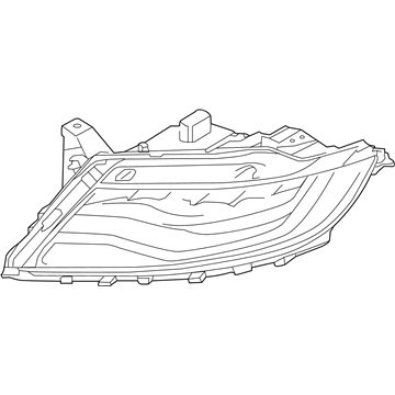 Ford FA1Z-13008-D Lamp Assembly