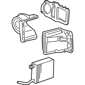 Ford 7W7Z-19850-B Evaporator Assembly