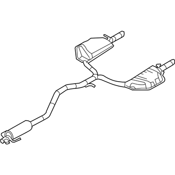 Mercury Milan Muffler - 6E5Z-5230-AB