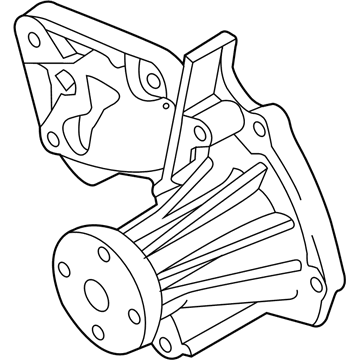 2022 Ford Bronco Sport Water Pump - HX7Z-8501-B