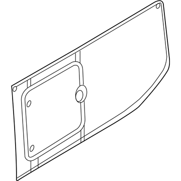 Ford BK3Z-6129700-J Glass - Quarter Window