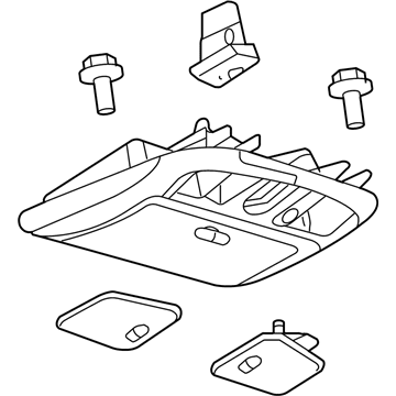 Ford 6N7Z-54519A70-AAA Console Assembly - Overhead