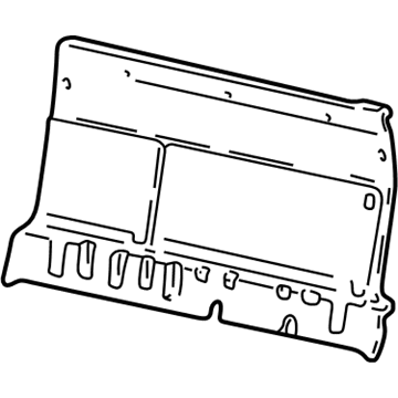 Ford 2C6Z-16115A00-AAB Compartment Assy - Rear Stowage