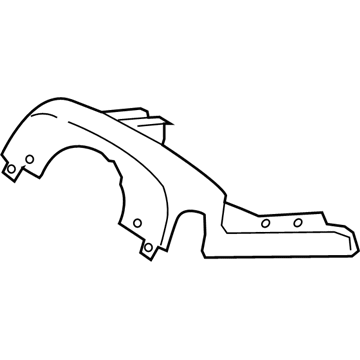 Ford LJ7Z-3530-AD SHROUD ASY - STEERING COLUMN