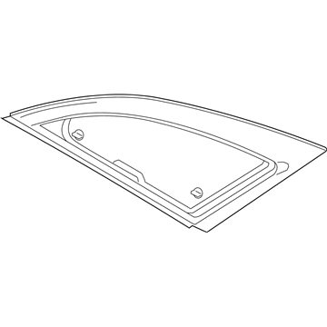 Ford HP5Z-5429710-C Glass - Quarter Window