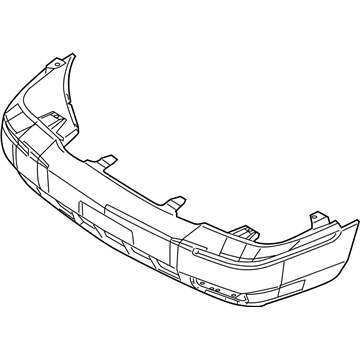 2009 Mercury Grand Marquis Bumper - 9W3Z-17D957-BAPTM