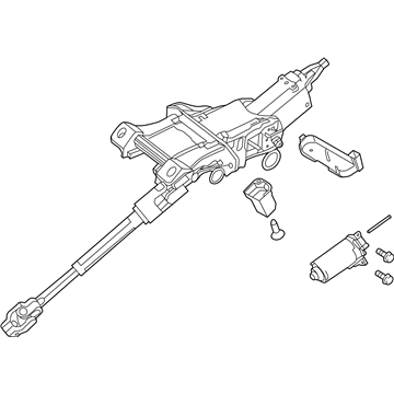 2019 Ford Police Responder Hybrid Steering Column - KP5Z-3C529-A