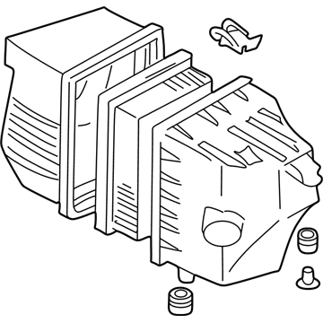 Mercury Mariner Air Filter Box - 6L8Z-9600-CA