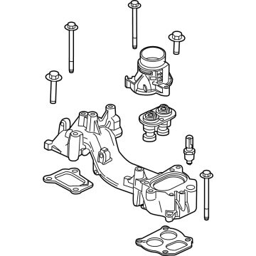2024 Ford F-350 Super Duty Thermostat Housing - LC3Z-8C368-D