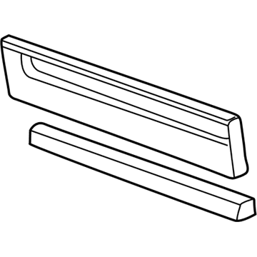 Ford 1F2Z-1725532-AAM Moulding - Door Outside