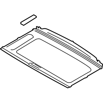 Ford FL3Z-18519A02-AC Panel Assembly - Sliding Roof Sunshane