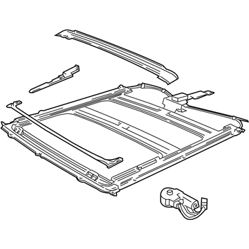 Ford 7L3Z-1651070-B Rail Assembly - Roof