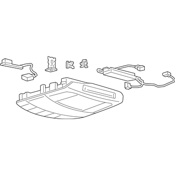 Ford GD9Z-54519A70-EAB CONSOLE ASY - OVERHEAD