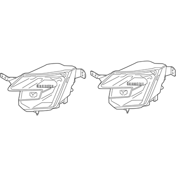 Ford FB5Z-15200-G Lamp Assembly - Fog - Front