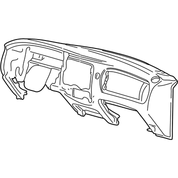 Ford XL5Z-1004320-BAA Panel - Instrument