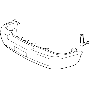 2003 Mercury Grand Marquis Bumper - 3W3Z-17D957-BA