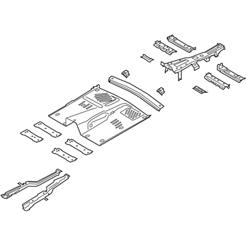 Ford L1MZ-7811135-A PAN ASY - FLOOR