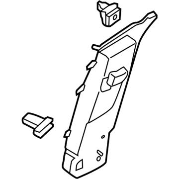 Ford CJ5Z-7824356-AA Trim - "B" Pillar