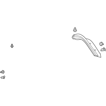 Ford LC5Z-7842411-AB MOULDING