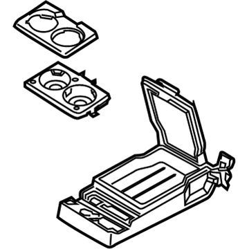 Ford DP5Z-5467112-DC Armrest Assembly