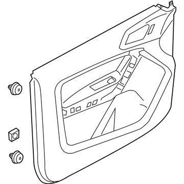 Ford KB3Z-2623942-CD PANEL ASY - DOOR TRIM