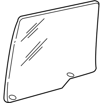 Ford 7L1Z-7825712-A Glass - Rear Door