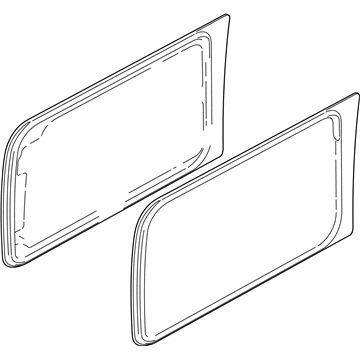 Ford 7L7Z-7829701-B Window Assembly - Side