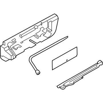 Ford BK3Z-17080-K Jack Assembly - Lifting