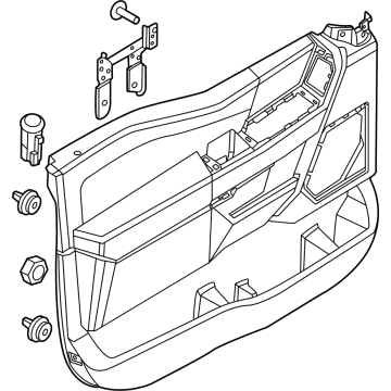 Ford PC3Z-2823942-EA PANEL - DOOR TRIM - LOWER