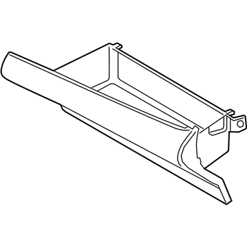 Ford JD9Z-5406024-BA DOOR ASY - GLOVE COMPARTMENT