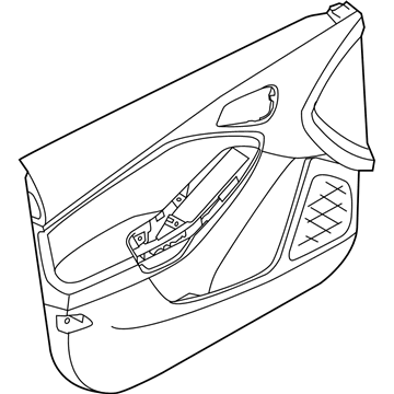 Ford F1EZ-5823942-BA Panel Assembly - Door Trim