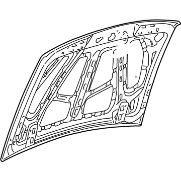 Mercury Mountaineer Hood - F87Z-16612-BA