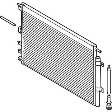 2019 Lincoln Nautilus A/C Condenser - F2GZ-19712-B