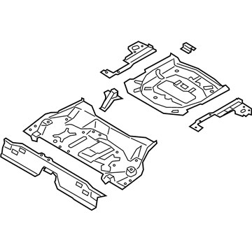 Ford LX6Z-7811215-C PAN ASY - FLOOR