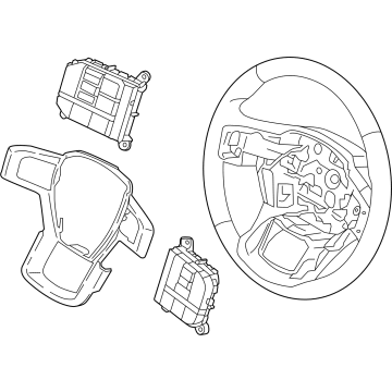 2024 Ford F-350 Super Duty Steering Wheel - PC3Z-3600-MA