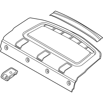 Ford DM5Z-5446668-BF Panel Assembly - Rear Package Tray