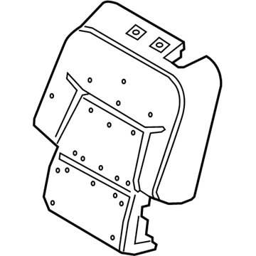 Ford LC5Z-7866801-B PAD - REAR SEAT BACK